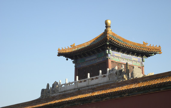 北京故宮堆秀山御景亭