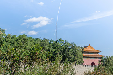 昭陵寶城側(cè)面