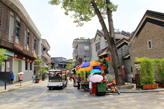 沙灣古鎮(zhèn)街頭一角
