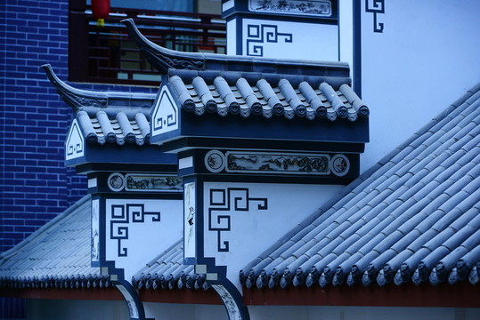 馬頭墻建筑組合