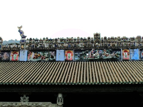 陳家祠屋檐浮雕