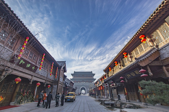 青州阜財門風(fēng)光