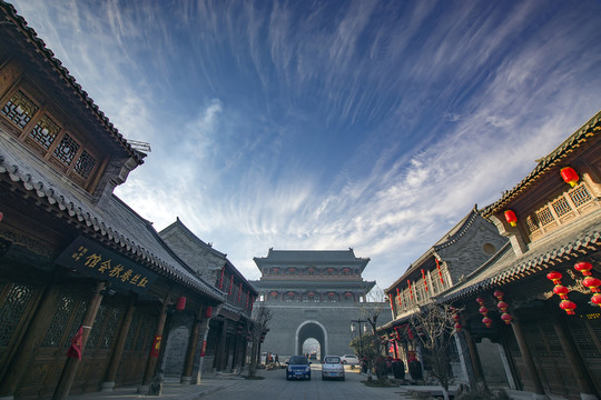 青州阜財門風(fēng)光
