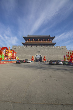 青州阜財門風(fēng)光