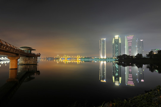 城市夜景建筑風(fēng)光
