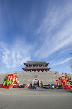 青州阜財門風(fēng)光