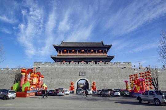 青州阜財門風(fēng)光