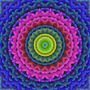 拼花花型 立體背景
