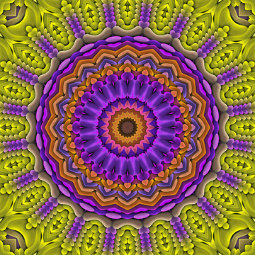 拼花花型