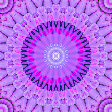 抽象幾何花型