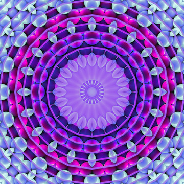 抽象幾何花型