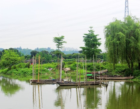 黃埔村碼頭風光