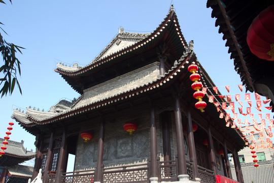 西安都城隍廟戲樓