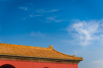 明十三陵大宮門飛檐