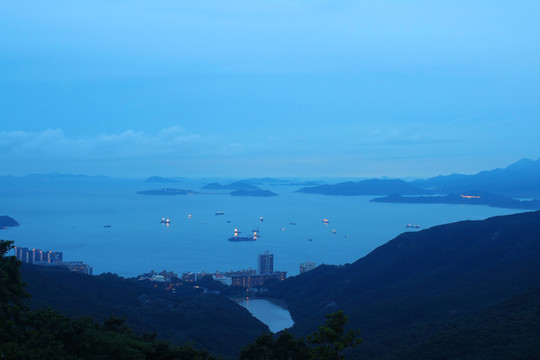 藍(lán)色港灣 風(fēng)景 香港