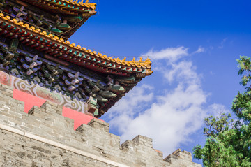 長(zhǎng)陵明樓一角