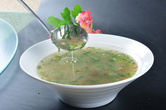 辣椒青菜湯