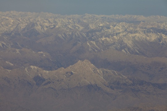 航拍雪山
