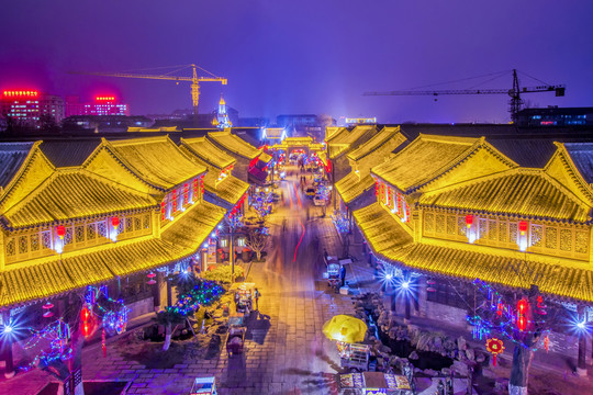青州古城夜色