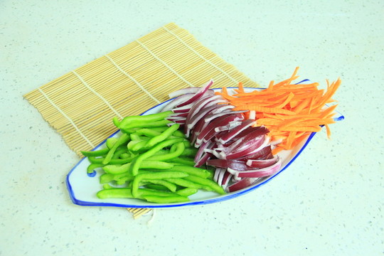 素炒三絲  食材