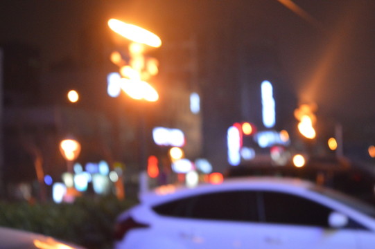 都市風(fēng)光霓虹燈