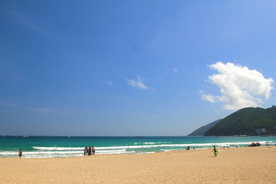 沙灘海水