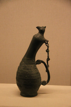 戰(zhàn)國(guó) 鳥蓋瓠壺