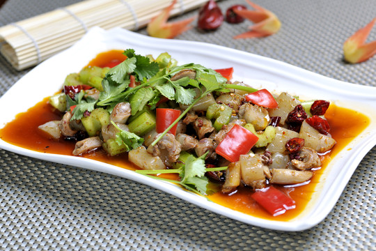 芹菜炒雞肉