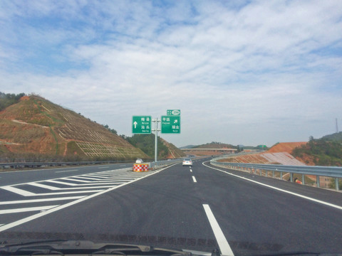 高速路牌指示牌