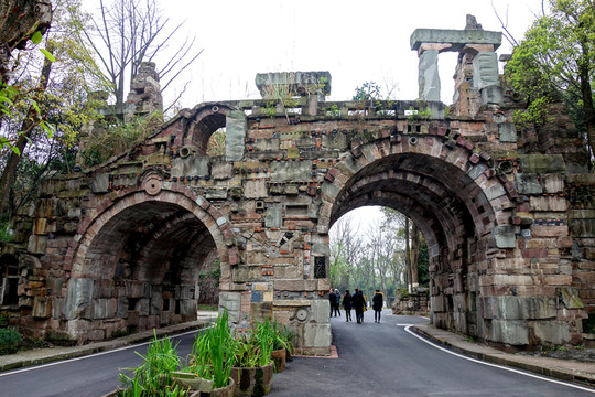 四川美術(shù)學(xué)院 景觀門