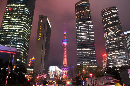 上海陸家嘴夜景風(fēng)光
