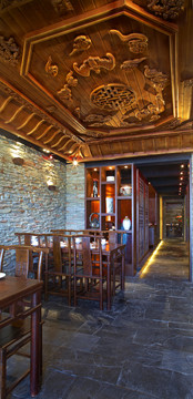 茶餐廳 中式餐廳 特色吊頂