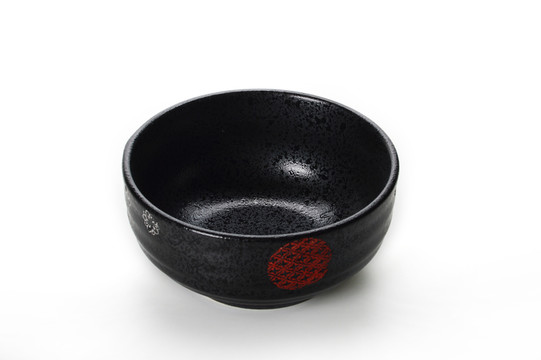 黑色陶瓷湯碗