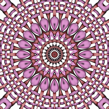 唯美花型 拼花圖案 無分層