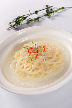 蔥油藕片
