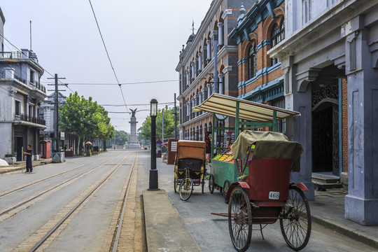 老上海街景