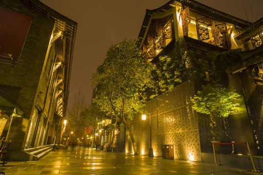 寬窄巷子夜景