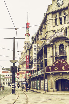 老上海街景