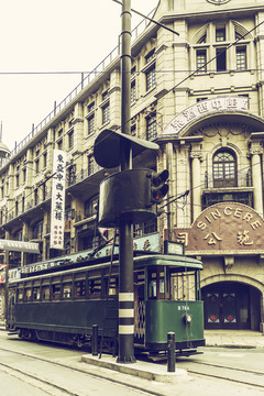 老上海街景