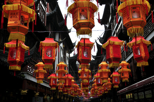 城隍廟彩燈