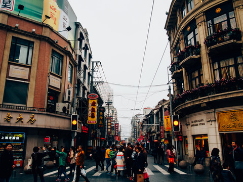 上海南京路街景