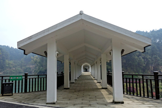 廊橋 堤壩 建筑