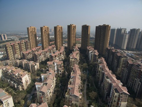 航拍建筑群