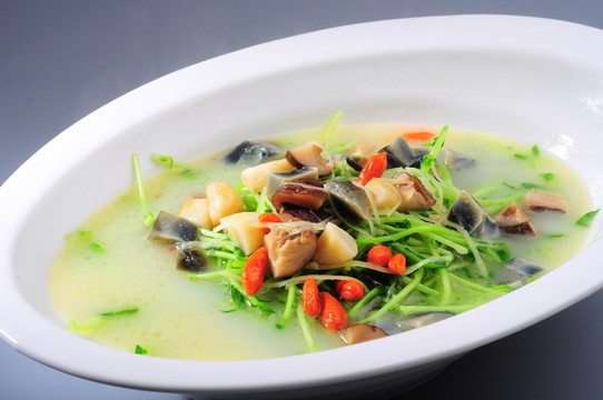 上湯豆苗