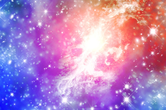 高清絢麗宇宙星空（合層）