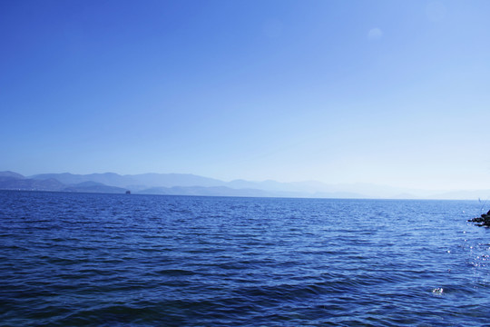 港口 碧海 江邊 風(fēng)景 江面