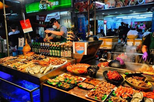 臺(tái)灣高雄六合觀光夜市