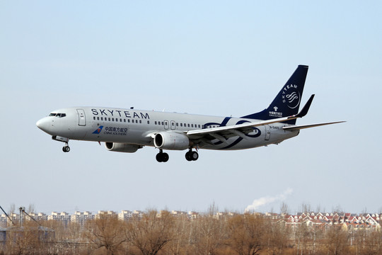 天合聯(lián)盟降落沈陽機場