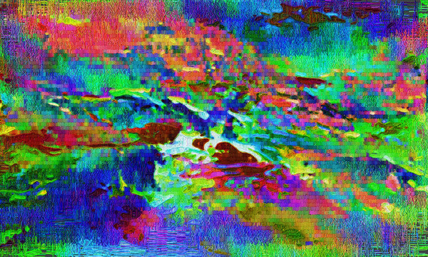 抽象油畫