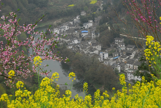 石潭春色